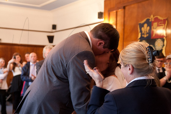 Scott & Gaby Prescot Registry office