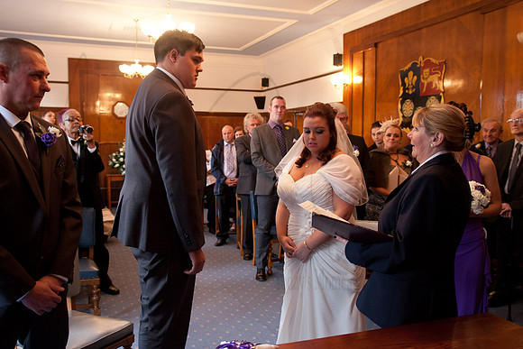 Scott & Gaby Prescot Registry office