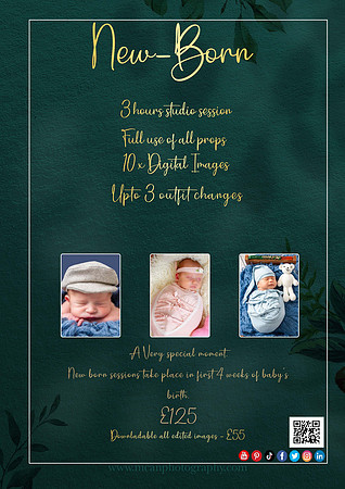 Wedding invitation and menu template with beautiful leaves