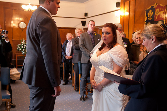 Scott & Gaby Prescot Registry office