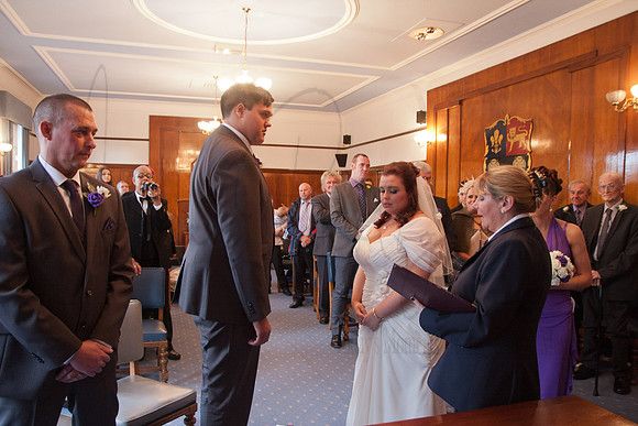Scott & Gaby Prescot Registry office