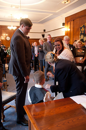 Scott & Gaby Prescot Registry office