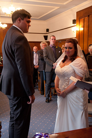Scott & Gaby Prescot Registry office
