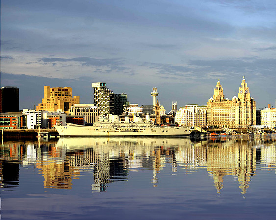 HMS Ark Royal in Liverpool