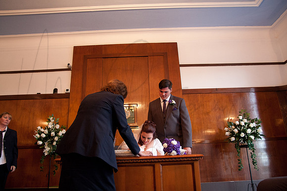 Scott & Gaby Prescot Registry office