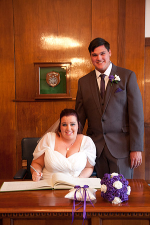 Scott & Gaby Prescot Registry office