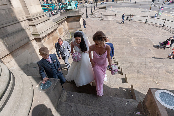 Ste & Lauren Wedding St George Hall & Marriott Hotel
