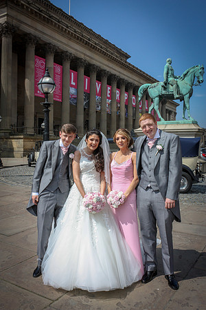Ste & Lauren Wedding St George Hall & Marriott Hotel