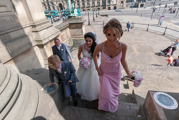 Ste & Lauren Wedding St George Hall & Marriott Hotel
