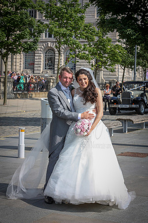 Ste & Lauren Wedding St George Hall & Marriott Hotel