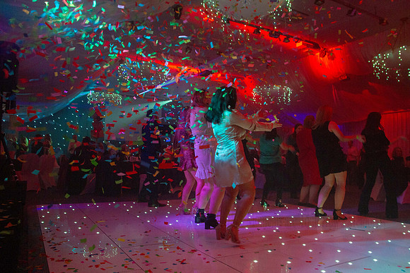 The Devonshire House Hotel Party Night Disco Through the Decades with our Confetti & Glitter Party