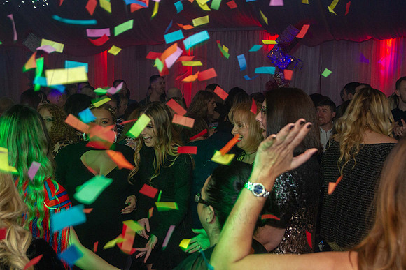 The Devonshire House Hotel Party Night Disco Through the Decades with our Confetti & Glitter Party