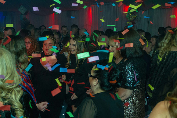 The Devonshire House Hotel Party Night Disco Through the Decades with our Confetti & Glitter Party