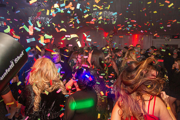 The Devonshire House Hotel Party Night Disco Through the Decades with our Confetti & Glitter Party