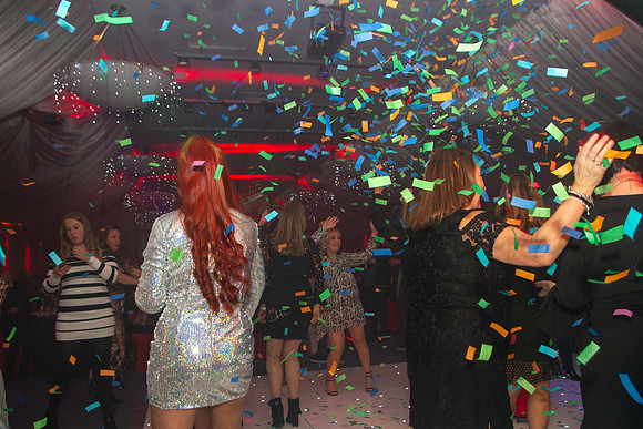 The Devonshire House Hotel Party Night Disco Through the Decades with our Confetti & Glitter Party