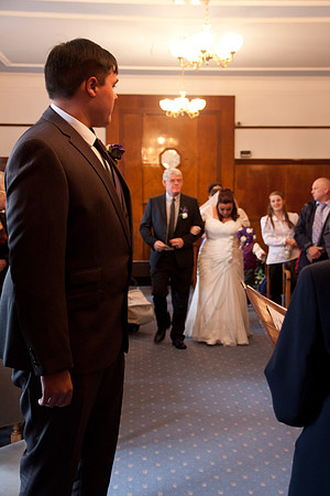 Scott & Gaby Prescot Registry office