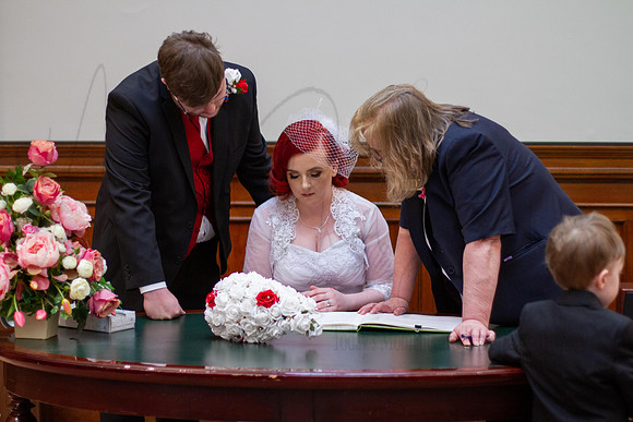 Benjamin & Brenagh Wedding St George's Hall