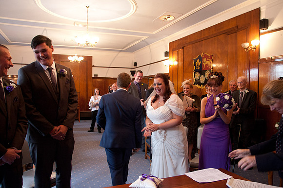 Scott & Gaby Prescot Registry office