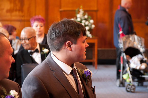 Scott & Gaby Prescot Registry office