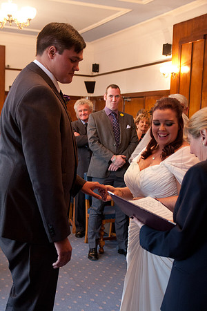 Scott & Gaby Prescot Registry office