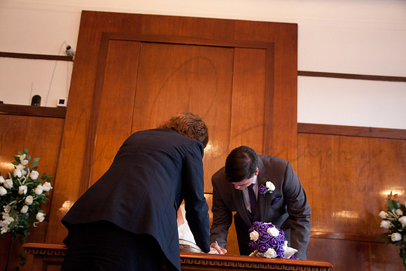 Scott & Gaby Prescot Registry office