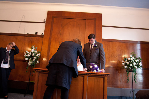 Scott & Gaby Prescot Registry office