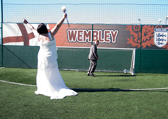 Graham & Debi All Hallows Church & Goals Speke