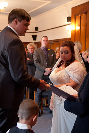 Scott & Gaby Prescot Registry office