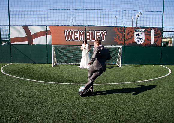 Graham & Debi All Hallows Church & Goals Speke