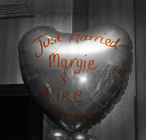 Margie & Mike Cotton exchange Wedding