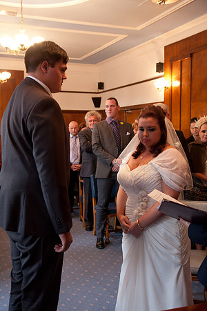 Scott & Gaby Prescot Registry office