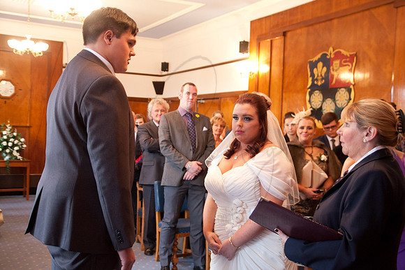 Scott & Gaby Prescot Registry office