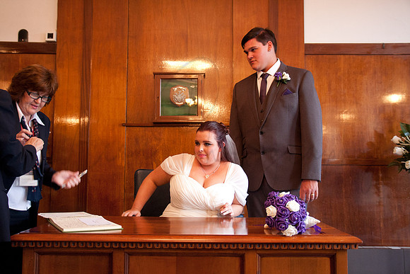 Scott & Gaby Prescot Registry office