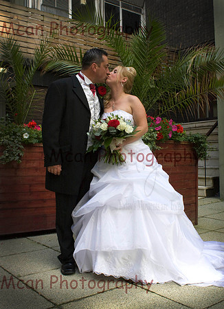 Margie & Mike Cotton exchange Wedding