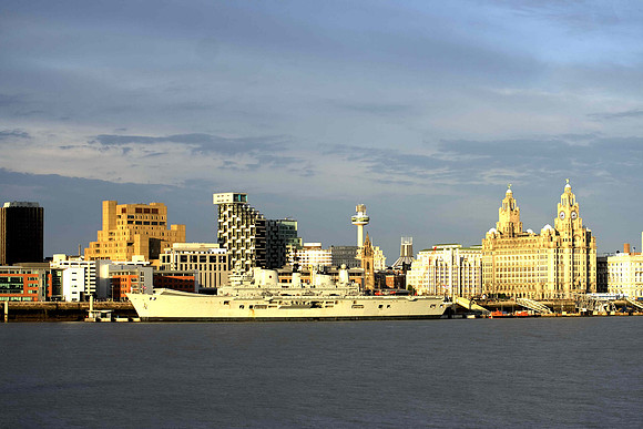 HMS Ark Royal in Liverpool