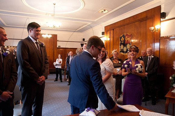 Scott & Gaby Prescot Registry office