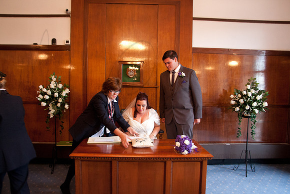 Scott & Gaby Prescot Registry office
