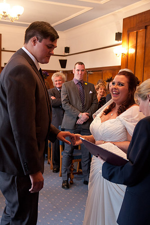 Scott & Gaby Prescot Registry office