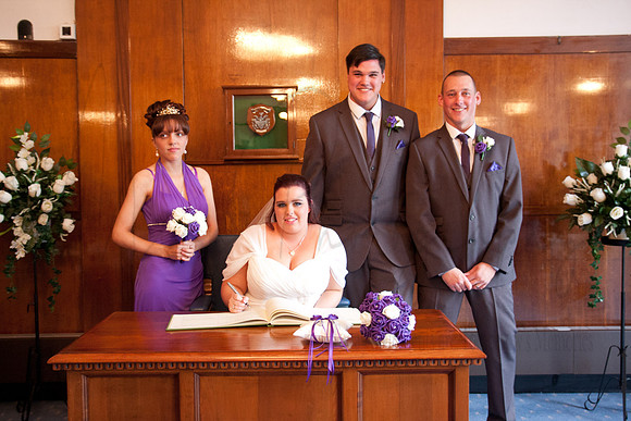 Scott & Gaby Prescot Registry office