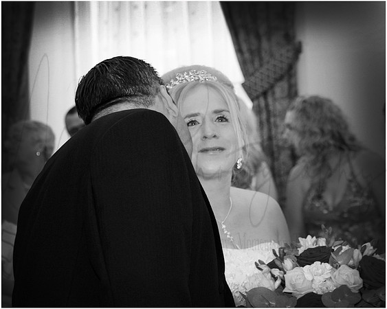 Margie & Mike Cotton exchange Wedding