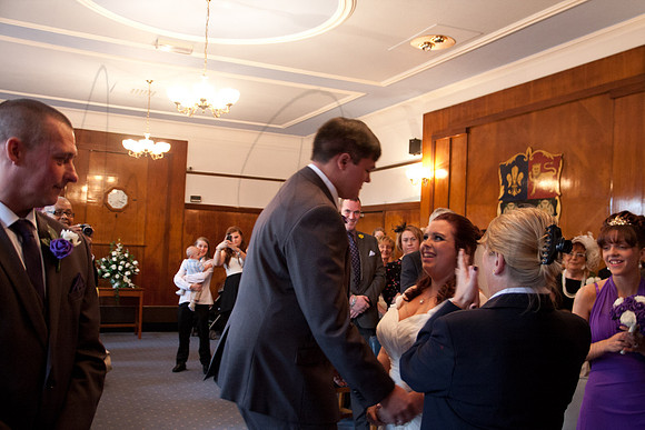 Scott & Gaby Prescot Registry office