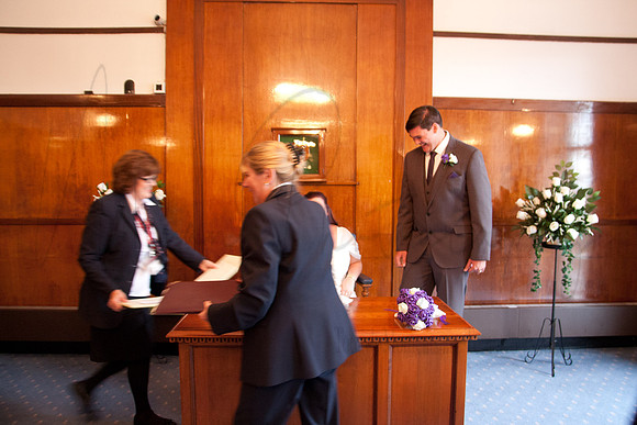 Scott & Gaby Prescot Registry office
