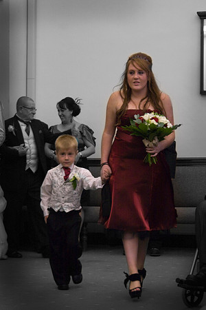 Margie & Mike Cotton exchange Wedding