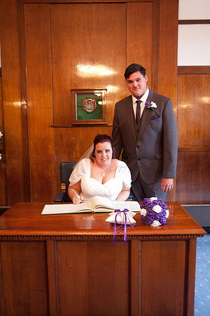 Scott & Gaby Prescot Registry office