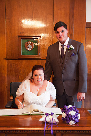 Scott & Gaby Prescot Registry office