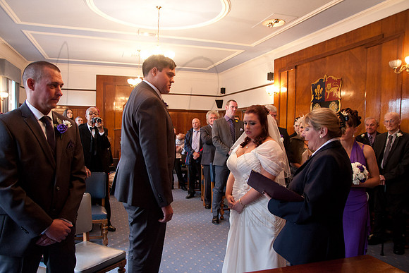 Scott & Gaby Prescot Registry office