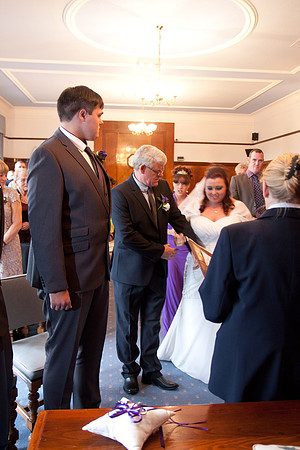 Scott & Gaby Prescot Registry office