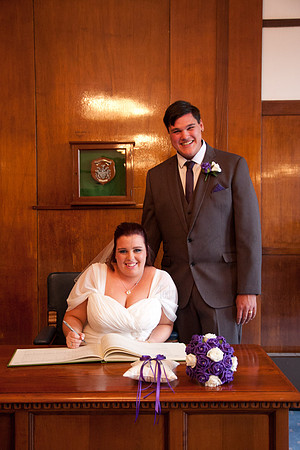 Scott & Gaby Prescot Registry office