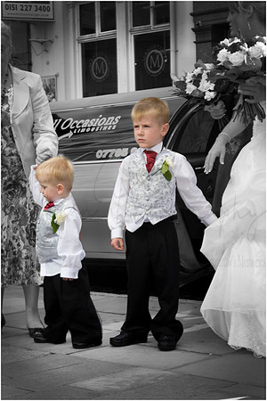 Margie & Mike Cotton exchange Wedding
