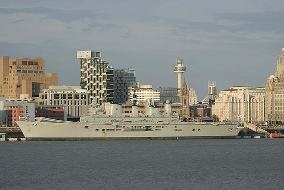 HMS Ark Royal in Liverpool